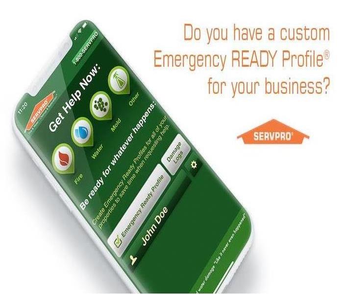 Be ready before disaster strikes. Image of ERP app on phone.